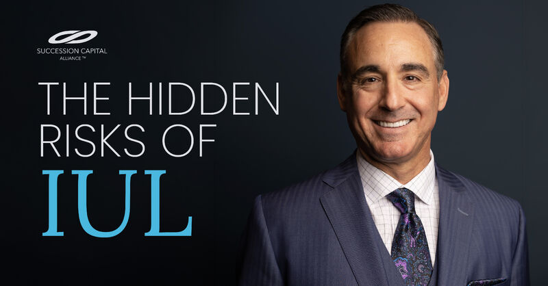 Financial advisor explaining indexed universal life insurance options